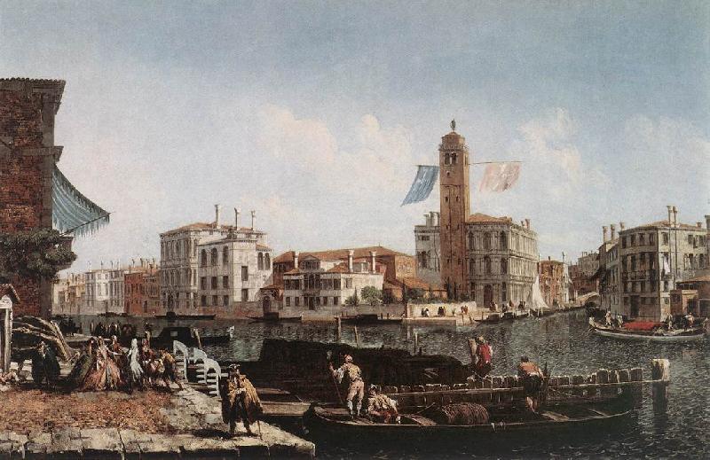 MARIESCHI, Michele The Grand Canal with the Fishmarket sg oil painting image